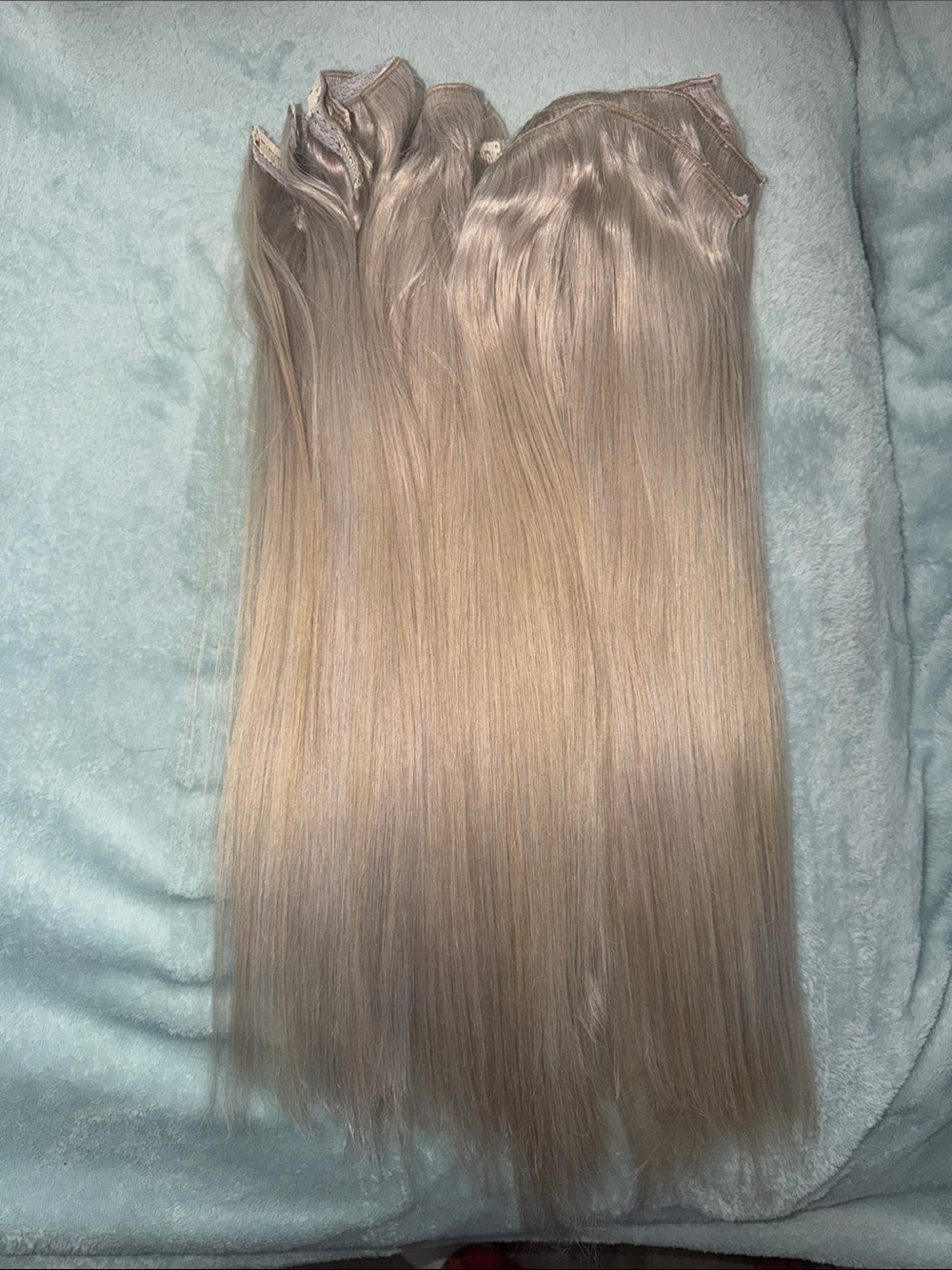 ZALA 20 in. ICE QUEEN Premium Blonde Straight Clip-In Hair Extensions